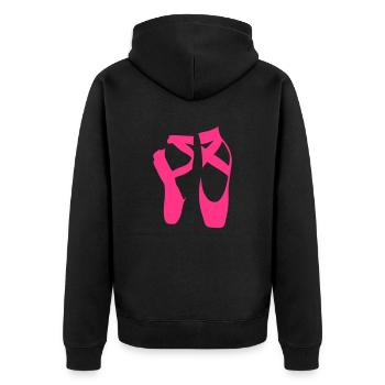 tanzen klassisches ballett zeigte baller - Veste à capuche bio Premium Unisexe - noir - Dos - Nico (187cm)