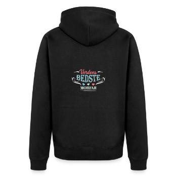 Meilleurs papy samers du monde - Veste à capuche bio Premium Unisexe - noir - Dos - Nico (187cm)