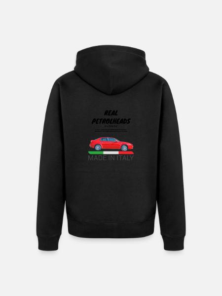 BENZINKÖPFE2 - Unisex Premium Bio Zip Hoodie - Schwarz