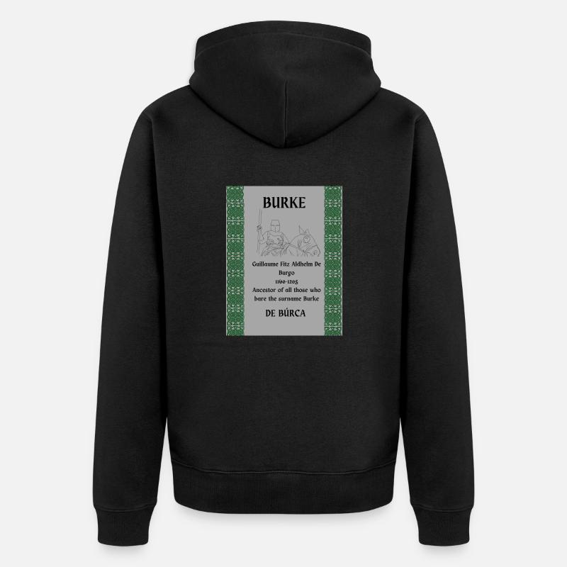 GuillFitz2 - Veste à capuche bio Premium Unisexe - noir