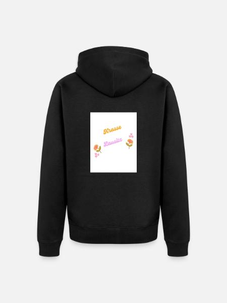 Lausitz - Unisex Premium Bio Zip Hoodie - Schwarz