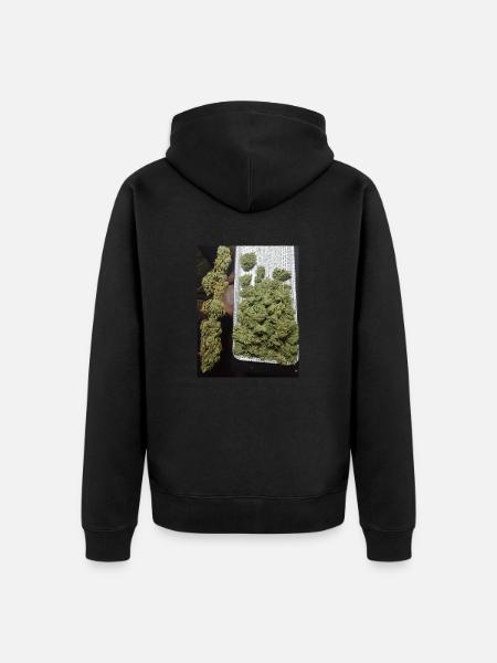 Tetrahydrocannabinol - Unisex Premium Bio Zip Hoodie - Schwarz