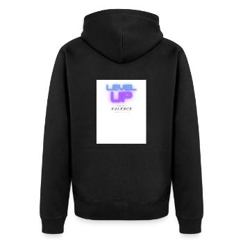 cold smooth tasty 2 - Unisex Premium Bio Zip Hoodie - Schwarz - Hinten - Nico (187cm)