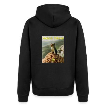 Plus de 2 - Veste à capuche bio Premium Unisexe - noir - Dos - Nico (187cm)
