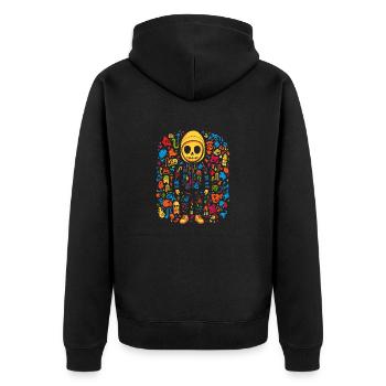 Mummy’s Swag: T-shirt à capuche Hip Hop - Veste à capuche bio Premium Unisexe - noir - Dos - Nico (187cm)