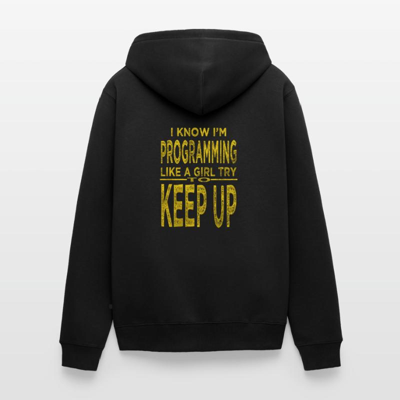 Birthday Present C Plus Plus PC Frontend Developer Unisex Premium Organic Zip Hoodie