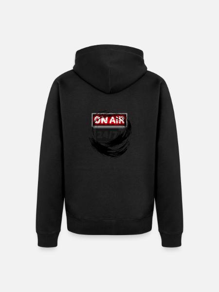 ON AIR Festival Version - Unisex Premium Bio Zip Hoodie - Schwarz