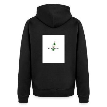 S’il vous plaît un Vino 20250402 142552 0000 - Veste à capuche bio Premium Unisexe - noir - Dos - Nico (187cm)
