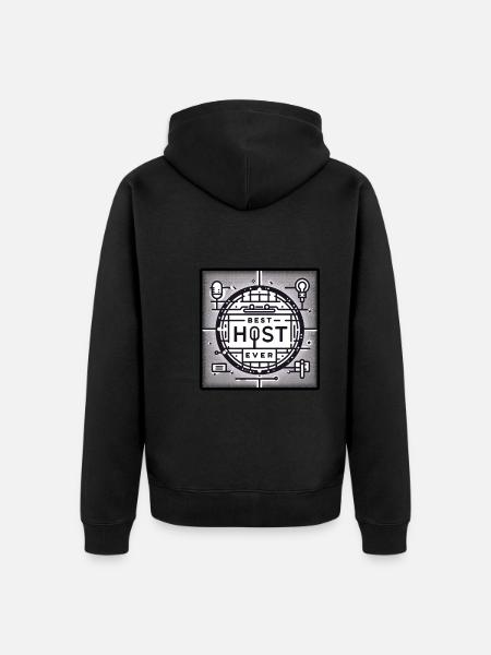 Best Host Ever 24 - Unisex Premium Organic Zip Hoodie - black