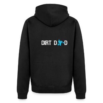 Dirt Dad Quad Driver Shirt Cadeau - Veste à capuche bio Premium Unisexe - noir - Dos - Nico (187cm)