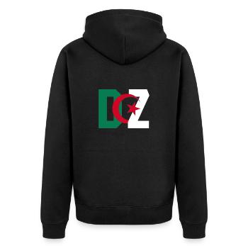 DZ - Veste à capuche bio Premium Unisexe - noir - Dos - Nico (187cm)