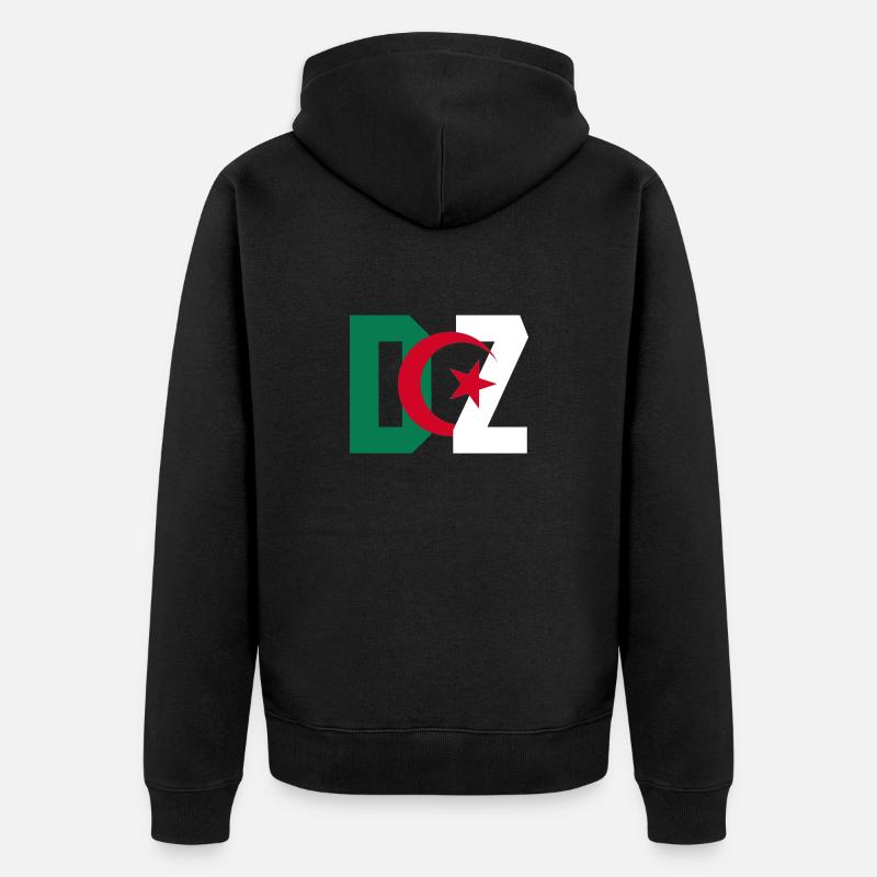 DZ - Veste à capuche bio Premium Unisexe - noir
