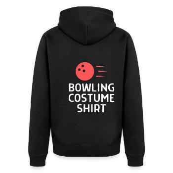 Bowling Dictons Bowling Bowler Skittles Cadeau - Veste à capuche bio Premium Unisexe - noir - Dos - Nico (187cm)