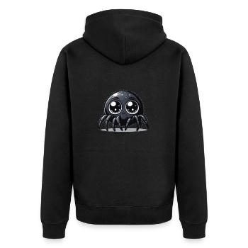 Araignée - Veste à capuche bio Premium Unisexe - noir - Dos - Nico (187cm)