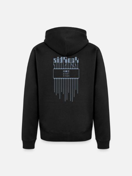 sidRock - Unisex Premium Organic Zip Hoodie - black