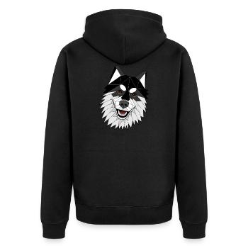 Lapinkoira - Veste à capuche bio Premium Unisexe - noir - Dos - Nico (187cm)