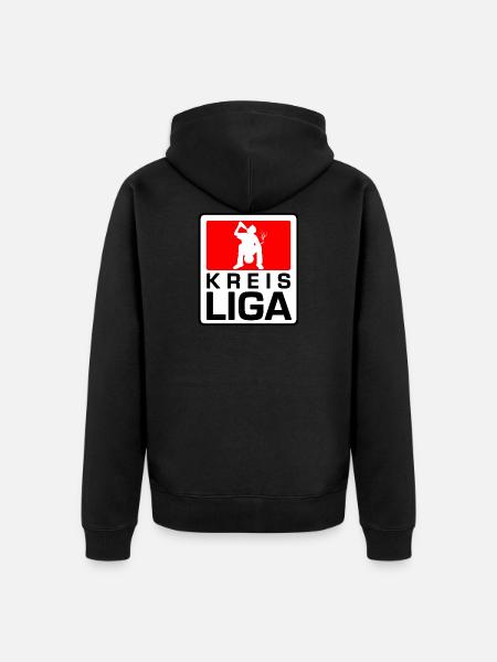 Circle League T-Shirt - Unisex Premium Organic Zip Hoodie - black