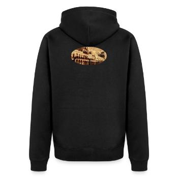 Cuba - Veste à capuche bio Premium Unisexe - noir - Dos - Nico (187cm)