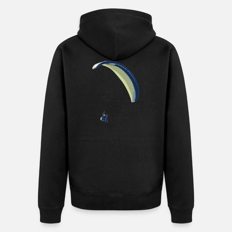 paraglider 12 - Veste à capuche bio Premium Unisexe - noir