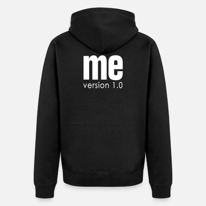 me version 1 - Veste à capuche bio Premium Unisexe - noir
