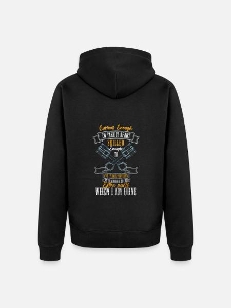Mechanic Mechanic Garage Mechanic - Unisex Premium Organic Zip Hoodie - black