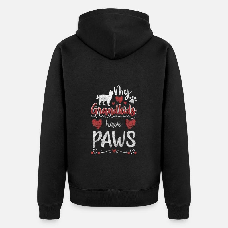 Chasseur de chats - Veste à capuche bio Premium Unisexe - noir