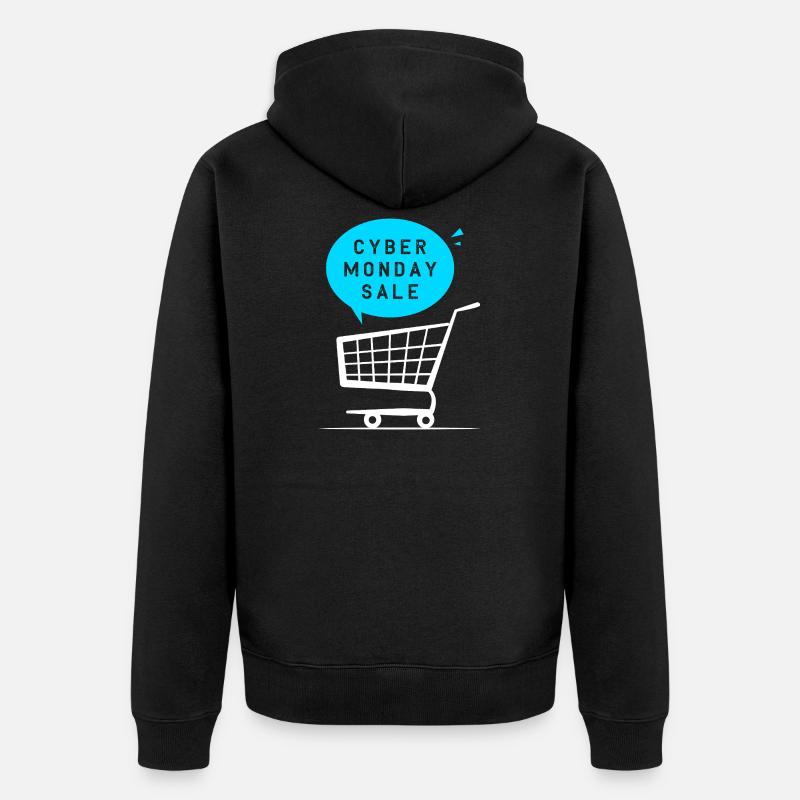 Virée shopping du Cyber Monday - Veste à capuche bio Premium Unisexe - noir
