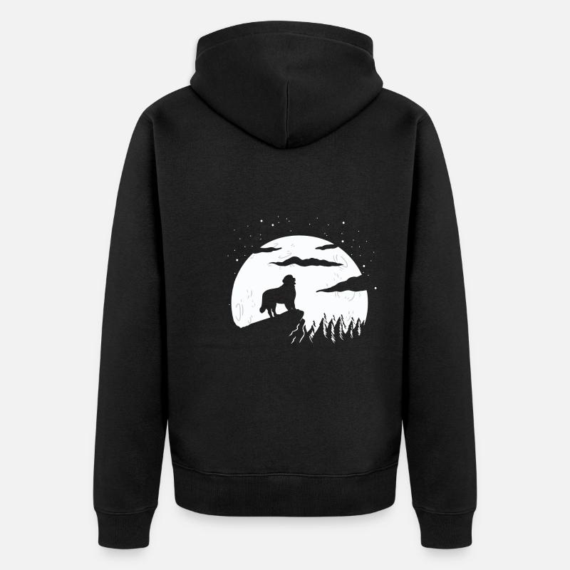 Bouvier bernois - Veste à capuche bio Premium Unisexe - noir