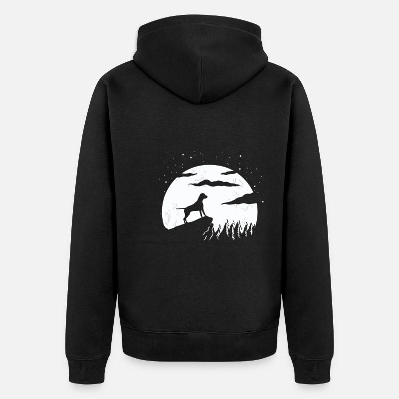 Dogo Argentino - Veste à capuche bio Premium Unisexe - noir