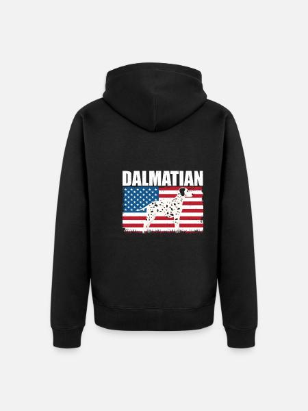 Dalmate - Veste à capuche bio Premium Unisexe - noir