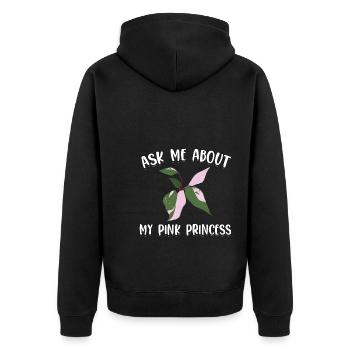 Planter - Veste à capuche bio Premium Unisexe - noir - Dos - Nico (187cm)