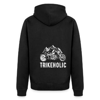 Trike Gift | Trike riders Triker Trikes bikers - Veste à capuche bio Premium Unisexe - noir - Dos - Nico (187cm)