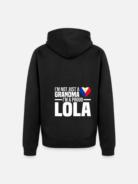 Filipina - Unisex Premium Bio Zip Hoodie - Schwarz
