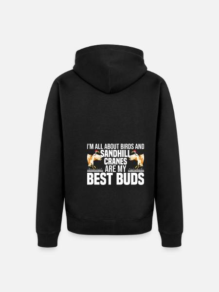 Vogelbeobachter - Unisex Premium Bio Zip Hoodie - Schwarz
