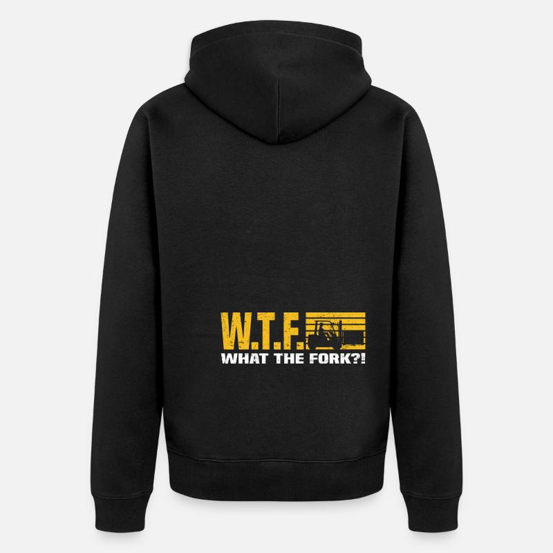 Chariot élévateur - Veste à capuche bio Premium Unisexe - noir