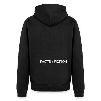 Les dictons athées | Athéisme Religion Dons - Veste à capuche bio Premium Unisexe - noir - Dos - Nico (187cm)