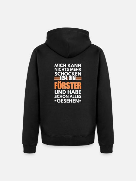 Forestier non électrocutable - Veste à capuche bio Premium Unisexe - noir