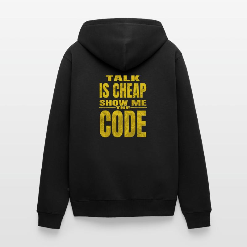 but i do computer science gift idea hacking coding Unisex Premium Bio Zip Hoodie