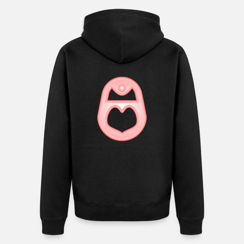 OUVRE-LE - Veste à capuche bio Premium Unisexe - noir