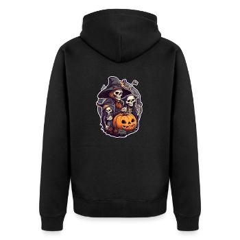 sorcière3 - Veste à capuche bio Premium Unisexe - noir - Dos - Nico (187cm)
