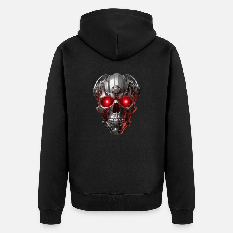 Cyborg - Veste à capuche bio Premium Unisexe - noir