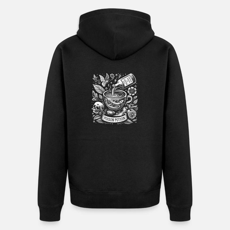 Fiole Poison 3 - Veste à capuche bio Premium Unisexe - noir