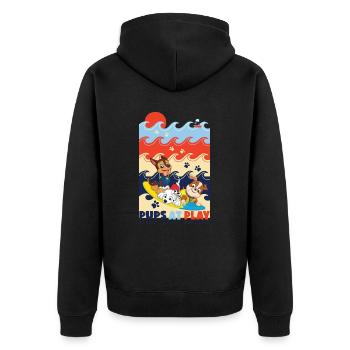Paw Patrol 'Pups At Play' Rubble Chase Marshall - Veste à capuche bio Premium Unisexe - noir - Dos - Nico (187cm)