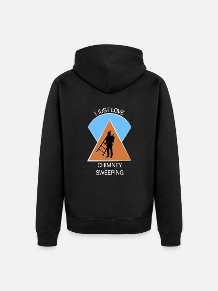 Chimney Sweep Chimney Sweep - Unisex Premium Organic Zip Hoodie - black
