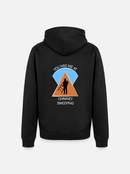 Chimney Sweep Chimney Sweep - Unisex Premium Organic Zip Hoodie - black