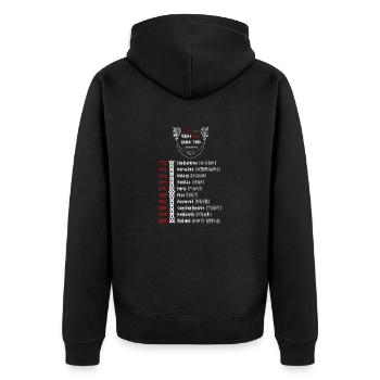 Visite Viking - Veste à capuche bio Premium Unisexe - noir - Dos - Nico (187cm)