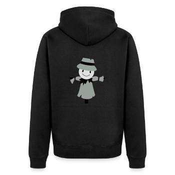 mannequin - Veste à capuche bio Premium Unisexe - noir - Dos - Nico (187cm)