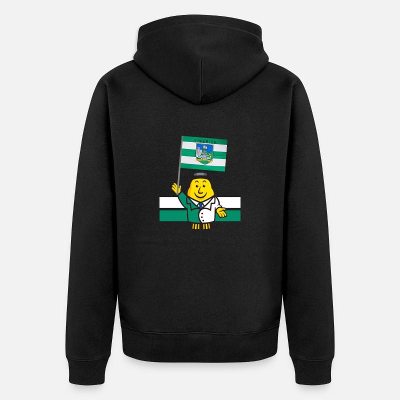 Limerick GAA - Veste à capuche bio Premium Unisexe - noir