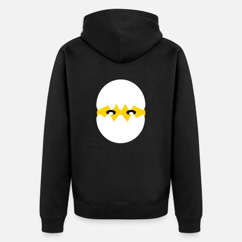 Poussin à couver - Veste à capuche bio Premium Unisexe - noir
