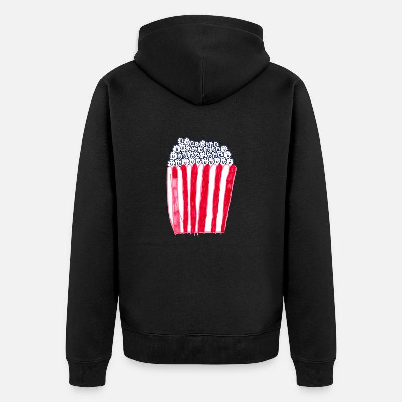 Pop-corn - Veste à capuche bio Premium Unisexe - noir